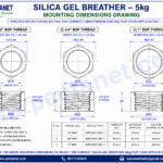 SILICA GEL BREATHER THREAD MOUNTING DRAWING