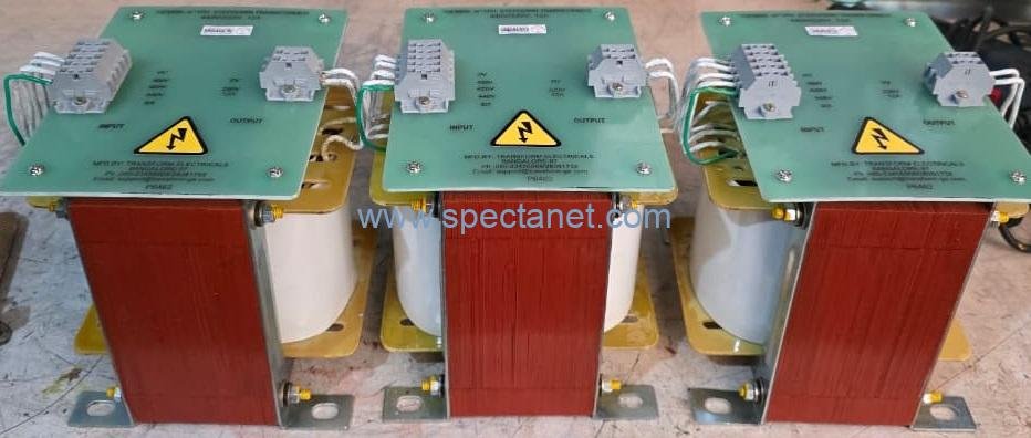 Single phase control transformer