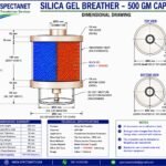 SILICA GEL BREATHER 500 GM DIMENSIONS