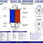 Silica Gel Breather 4 kg Complete Dimensional Drawings