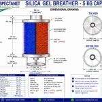 Silica Gel Breather 5 kg Complete Dimensional Drawings