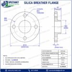 Silica Gel Breather 5 kg Flange Dimension Drawing