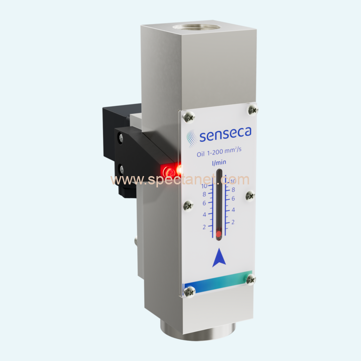Mechanical flow indicator and switch for liquid media NJ / NJV